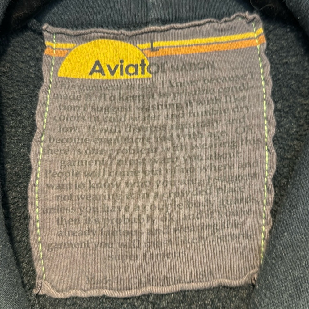 Aviator Nation - ACL special edition arm stripe hoodie - great used condition - Picture 3 of 11